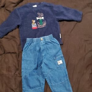 Boys 24 month sweatshirt and jeans